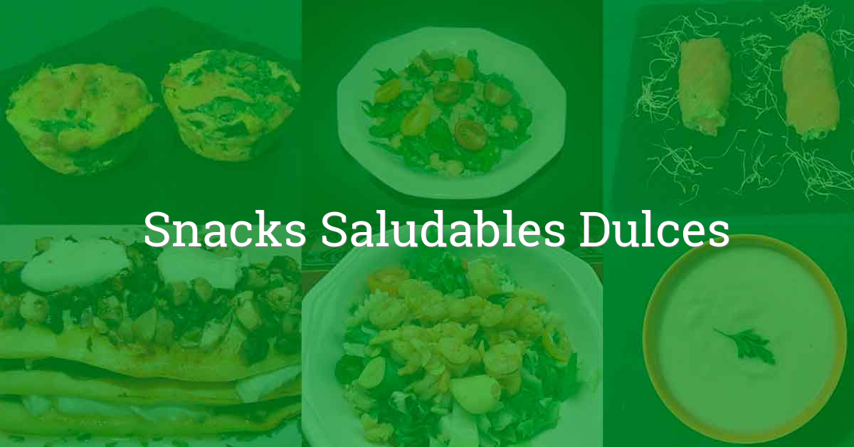 Snacks Saludables Dulces | Tacavex Recetas