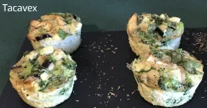 Muffins de Verduras. Snack Salado Saludable al horno y sin harina.